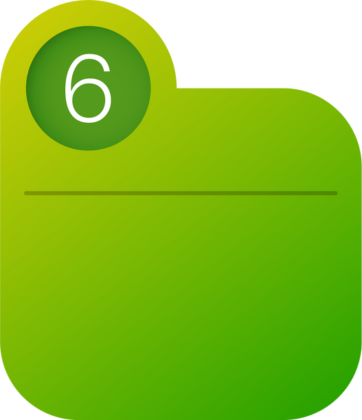 Infographic Diagram Element, Number 6