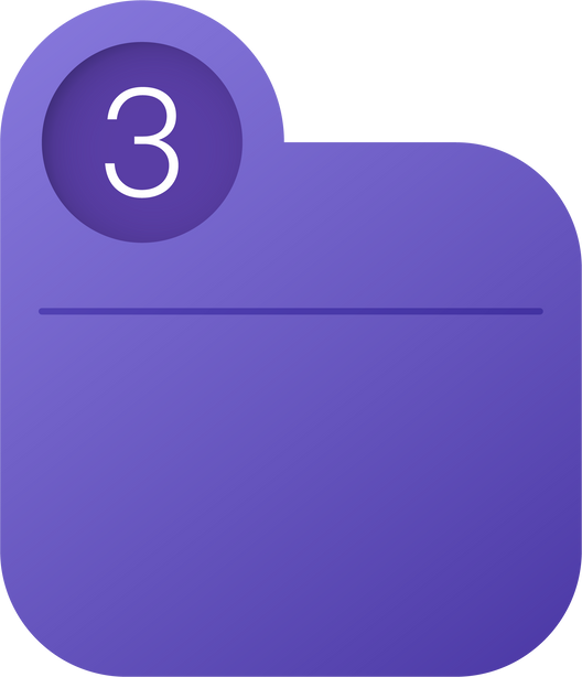 Infographic Diagram Element, Number 3